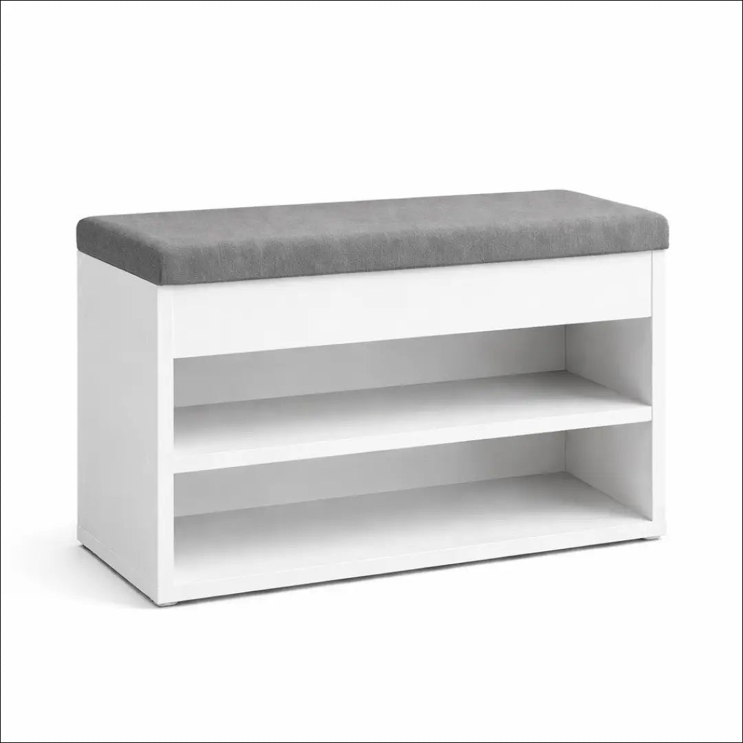 Batų suoliukas su daiktadėže KI1799 - €35 Save 65% 25-50, __label:Pristatymas 1-2 d.d., color-balta, color-pilka,