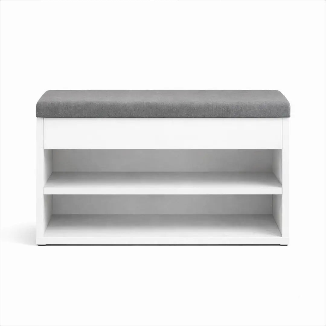 Batų suoliukas su daiktadėže KI1799 - €35 Save 65% 25-50, __label:Pristatymas 1-2 d.d., color-balta, color-pilka,