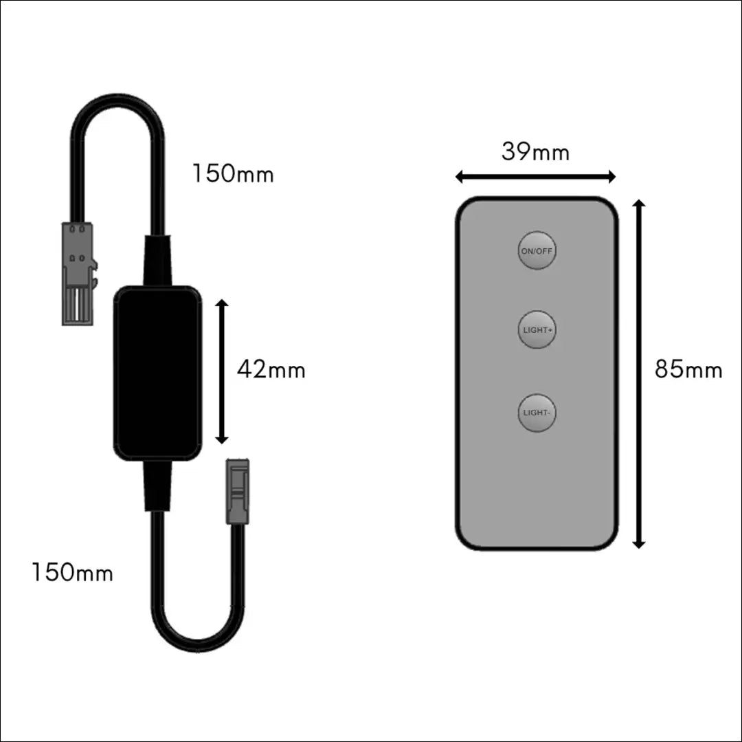 Belaidžio nuotolinio valdymo pulto rinkinys DI11158 - €14 Save 50% __label:Pristatymas 1-2 d.d., kita, under-25 Iki €25