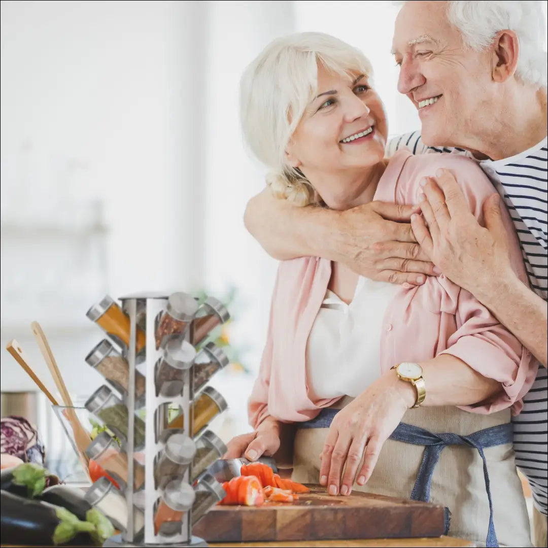 Besisukanti prieskonių lentynėlė 20 indelių DI10779 - €27 Save 50% 25-50, __label:Pristatymas 1-2 d.d.,