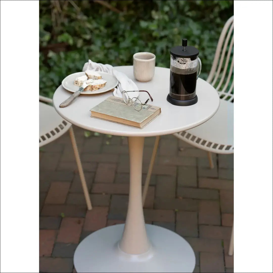 Bistro stalas plienas pilkšvai pilkos spalvos ø60x72 cm RD1104 - €82 Save 15% 50-100, __label:Pristatymas 5-14 d.d.,
