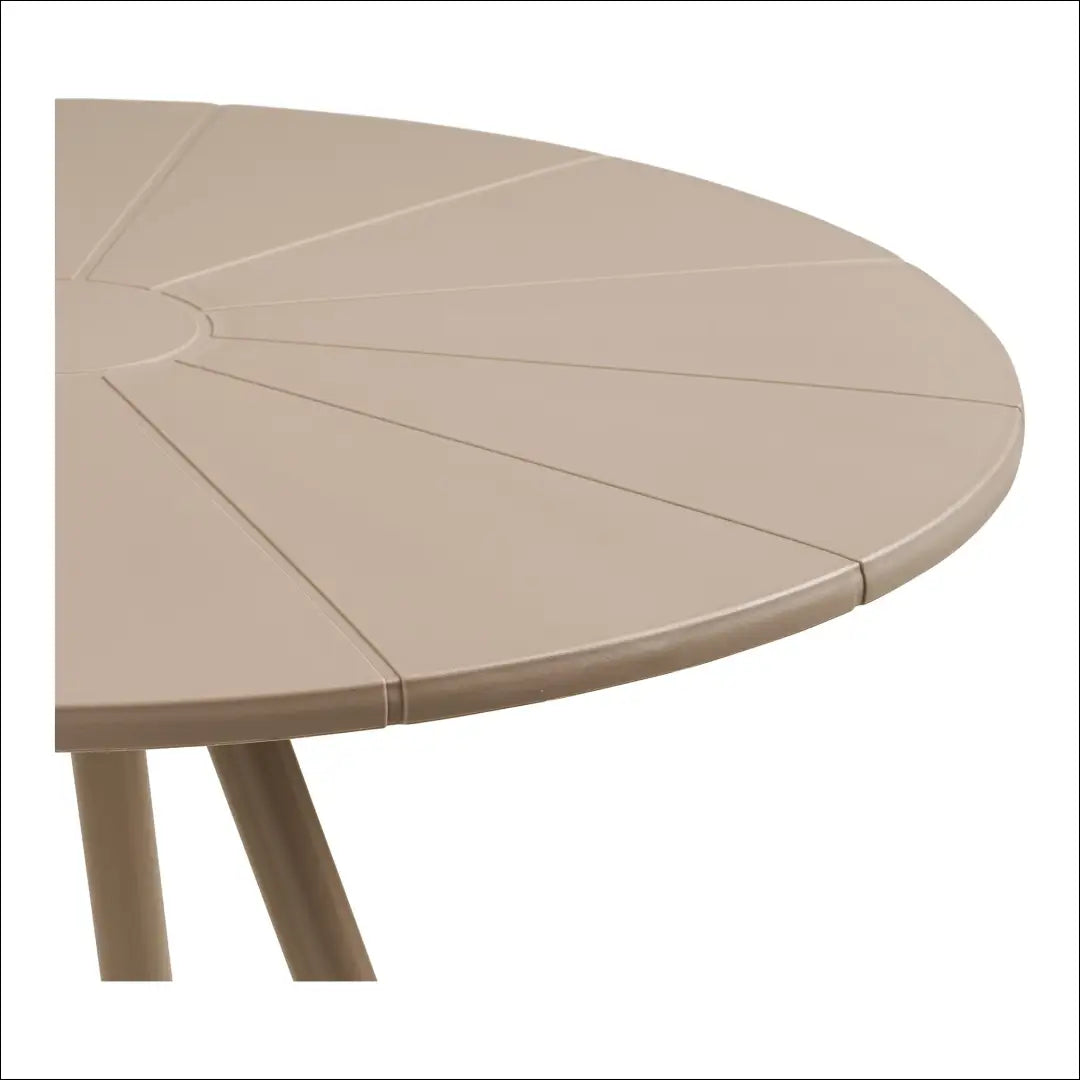 Bistro stalas polipropilenas/plienas pilkšvai pilkas ø70x73,5 cm RD1086 - €58 Save 15% 50-100, __label:Pristatymas 5-14