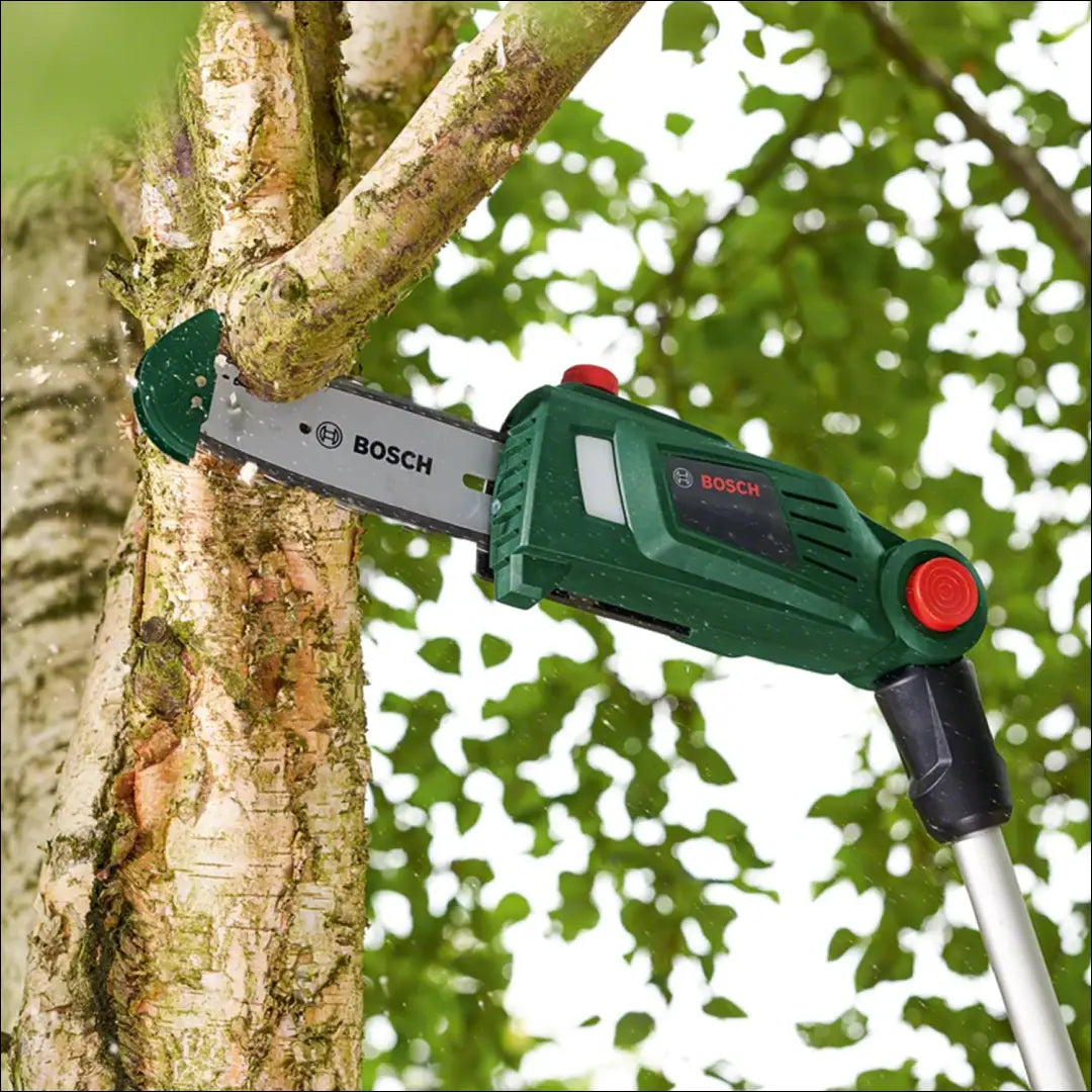 „Bosch UniversalChainPole 18“ akumuliatorinis stiebinis genėtuvas SP354 - €65 Save 50% 50-100, __label:Pristatymas 1-2