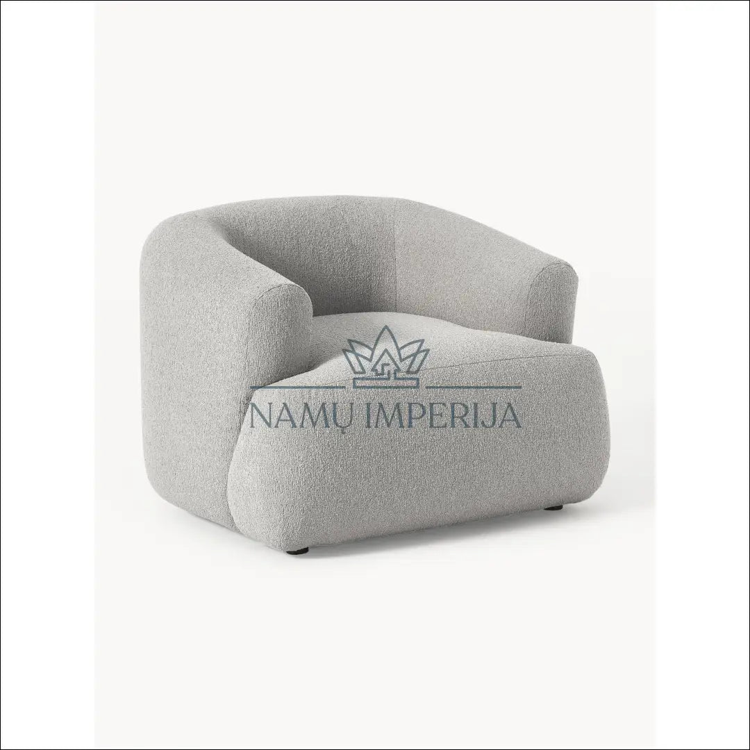 Boucle fotelis MI768 - €500 Save 50% __label:Pristatymas 1-2 d.d., boucle, color-pilka, foteliai, material-poliesteris