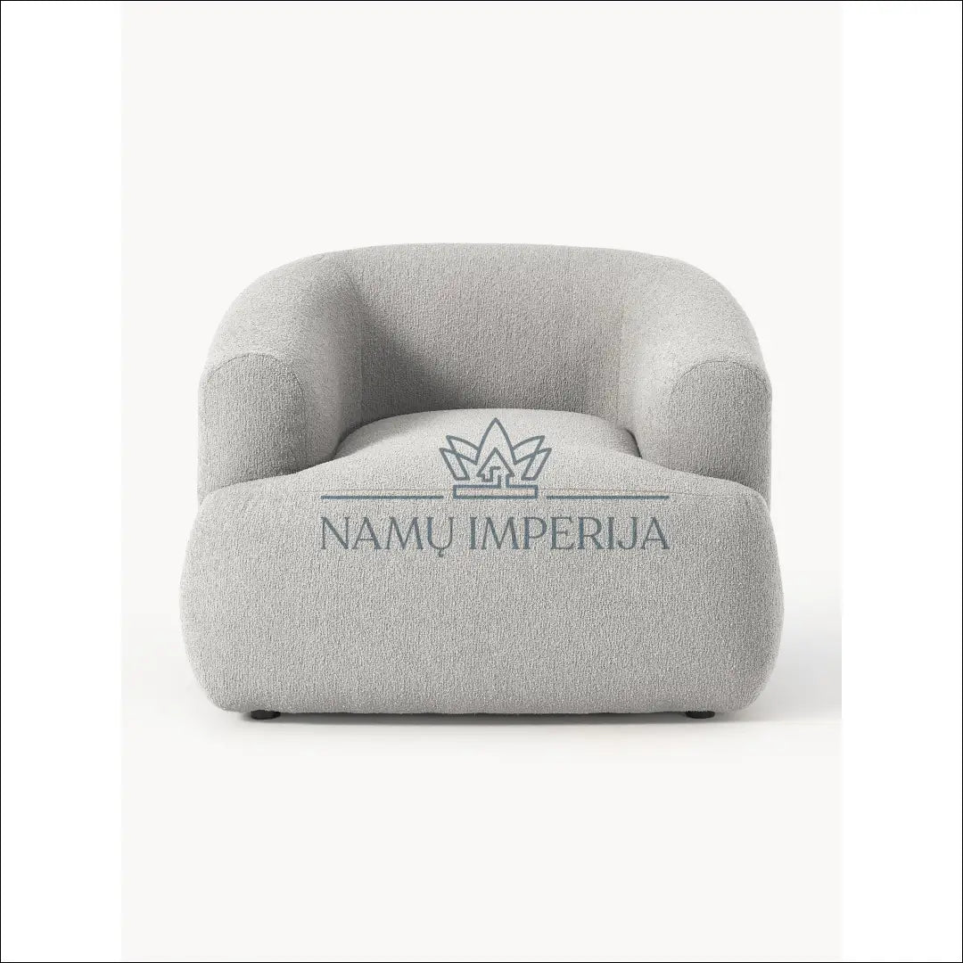 Boucle fotelis MI768 - €500 Save 50% __label:Pristatymas 1-2 d.d., boucle, color-pilka, foteliai, material-poliesteris