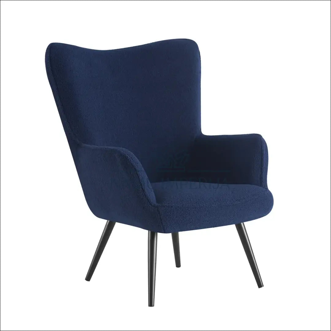 Boucle fotelis MI806 - €134 Save 50% 100-200, __label:Pristatymas 1-2 d.d., boucle, color-melyna, foteliai €100 to €200