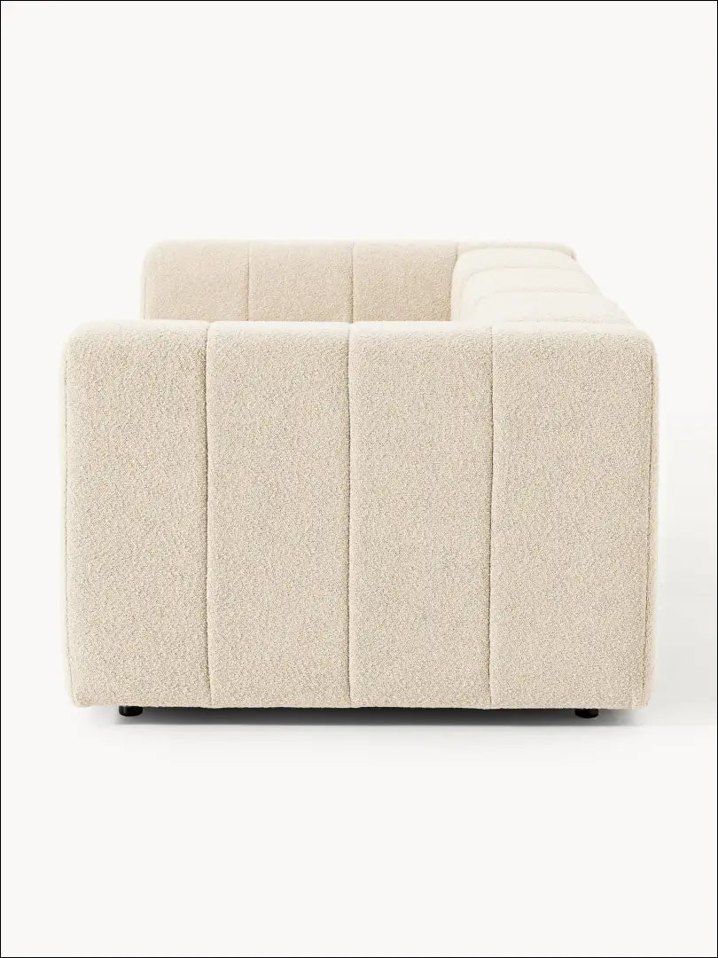 Boucle sofa MI761 - €760 Save 60% __label:Pristatymas 1-2 d.d., boucle, color-smelio, minksti, notouch60 Virš €200