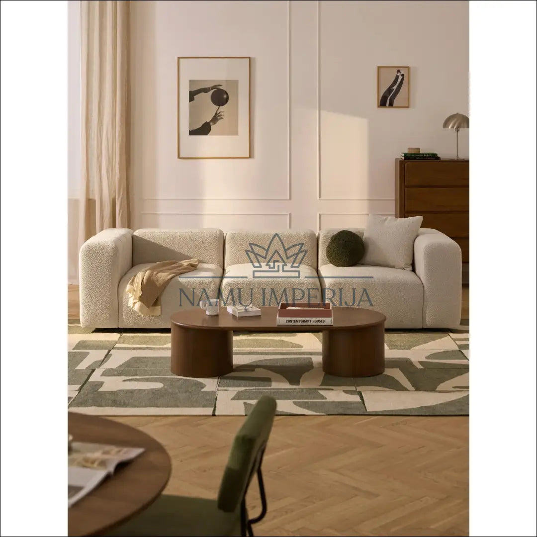 Boucle sofa MI761 - €950 Save 50% __label:Pristatymas 1-2 d.d., boucle, color-smelio, minksti, over-200 Virš €200 Sofas