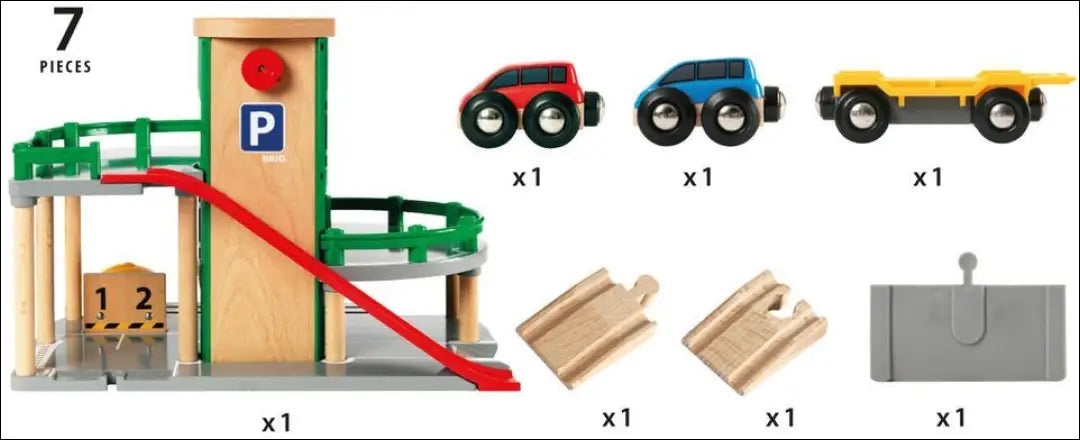 BRIO® WORLD žaidimų automobilių stovėjimo garažas DI12366 - €34 Save 50% 25-50, __label:Pristatymas 1-2 d.d., kita,