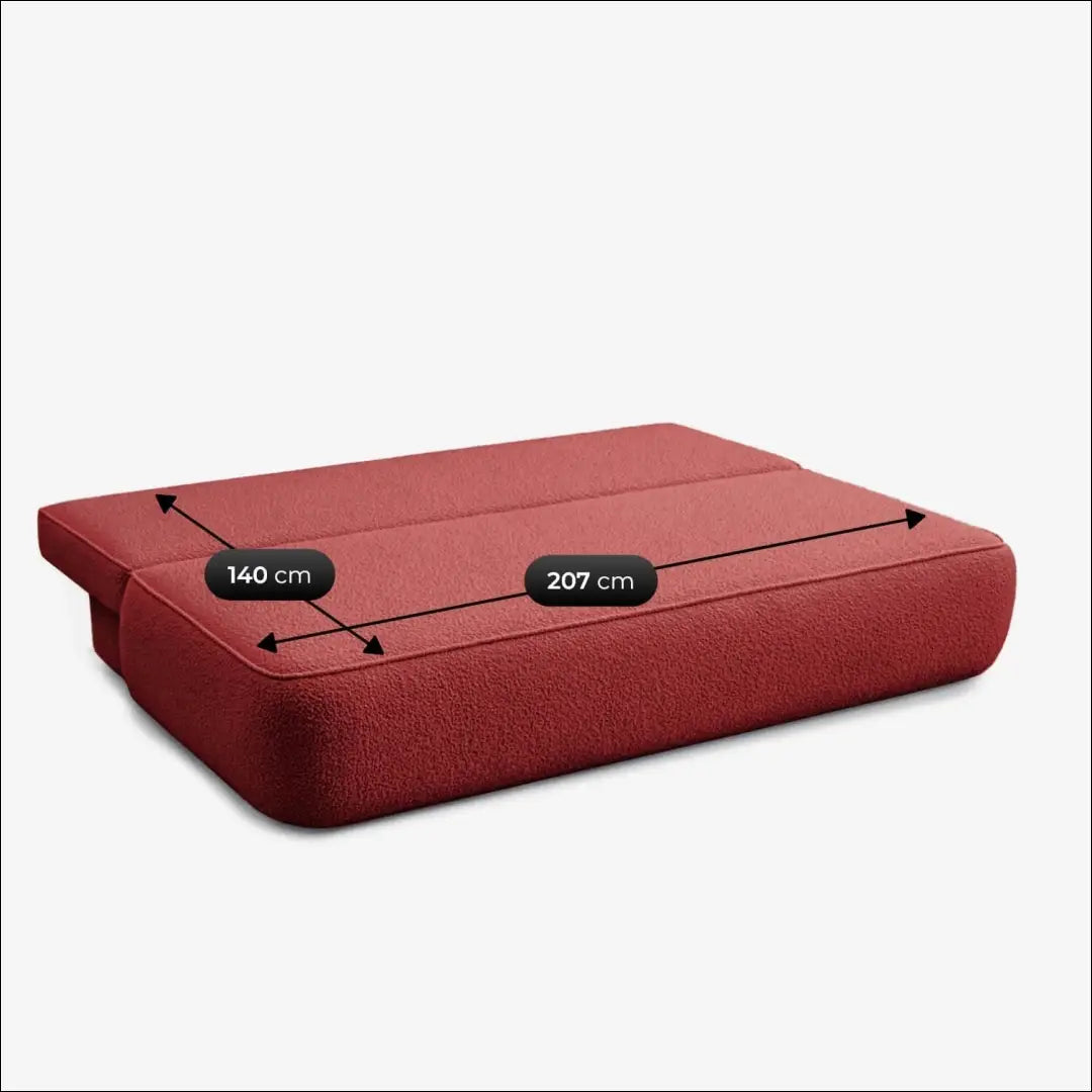 Burgundiško stiliaus sofa-lova „Boucle“ TE2502 - €694.87 Save 15% __label:Pristatymas 5-14 d.d., Newelite Naujausi