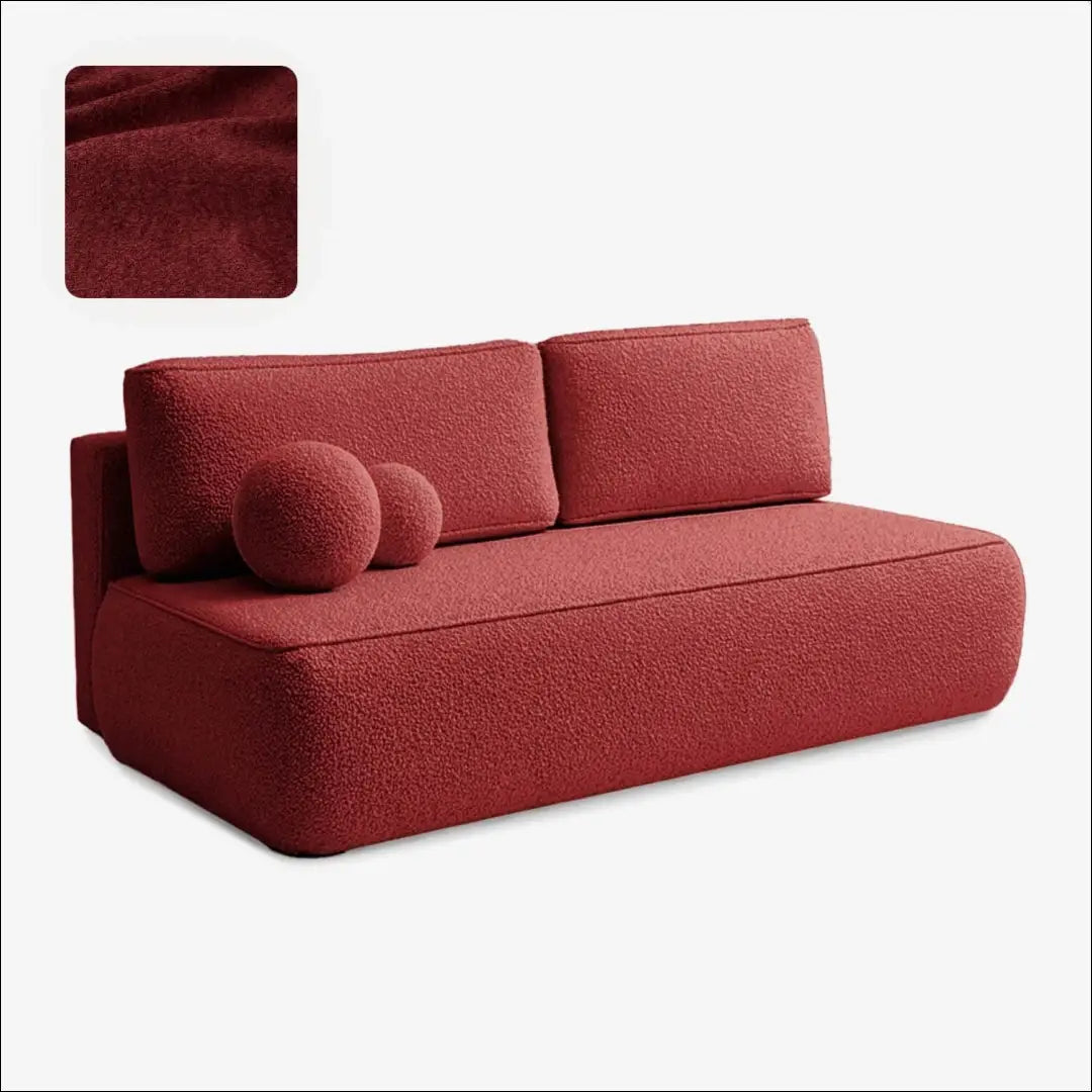 Burgundiško stiliaus sofa-lova „Boucle“ TE2502 - €694.87 Save 15% __label:Pristatymas 5-14 d.d., Newelite Naujausi