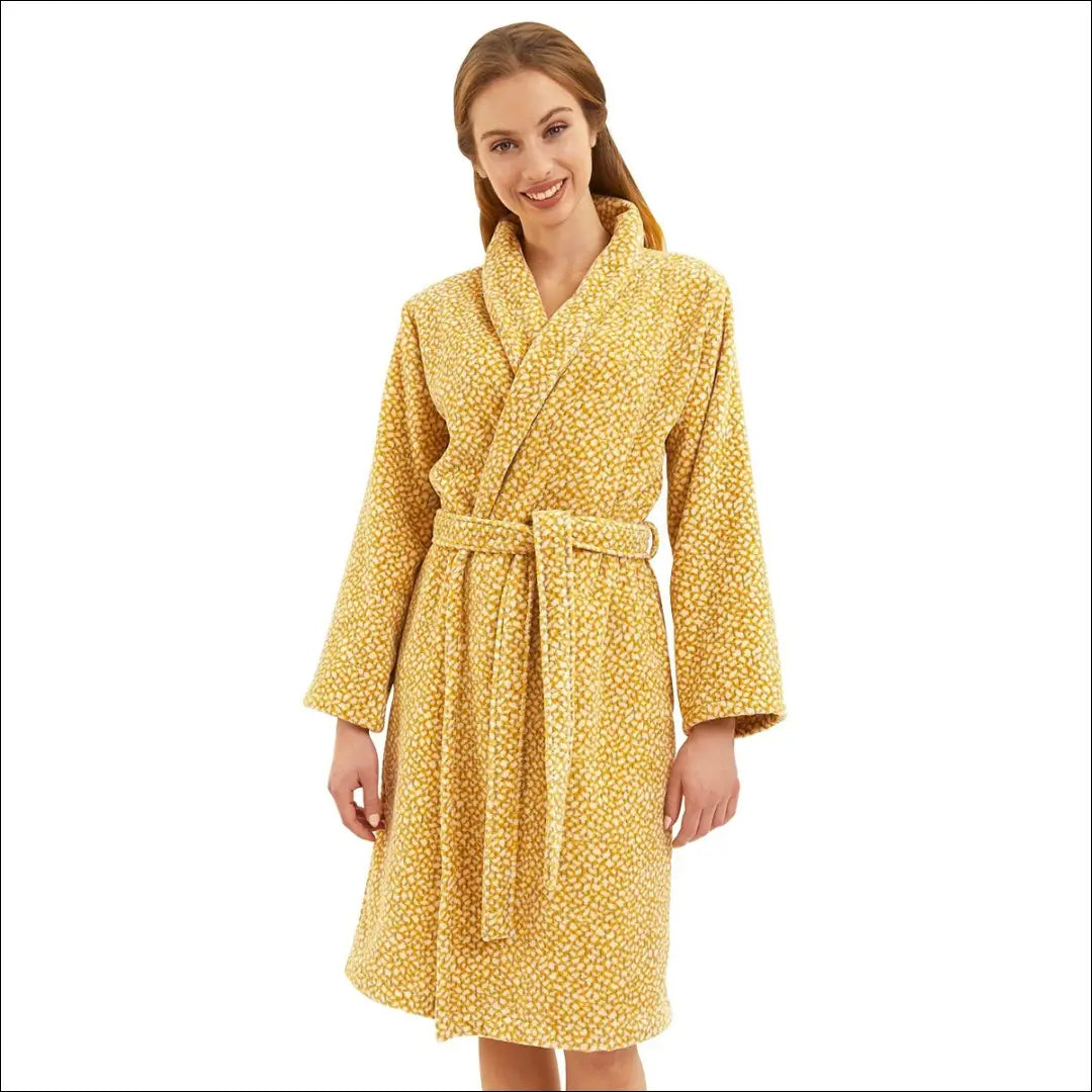 Chalatas “Yves Delorme” DI7381 - €103 Save 65% 100-200, __label:Pristatymas 1-2 d.d., color-balta, color-geltona,