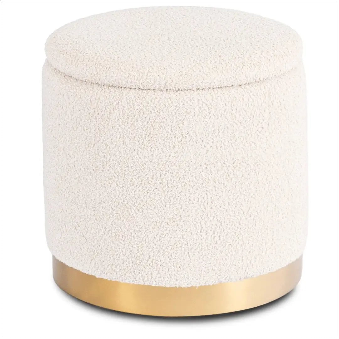 Cream Boucle minkštas pufas TE2580 - €42.86 Save 15% __label:Pristatymas 5-14 d.d., Newelite Naujausi produktai | Namų