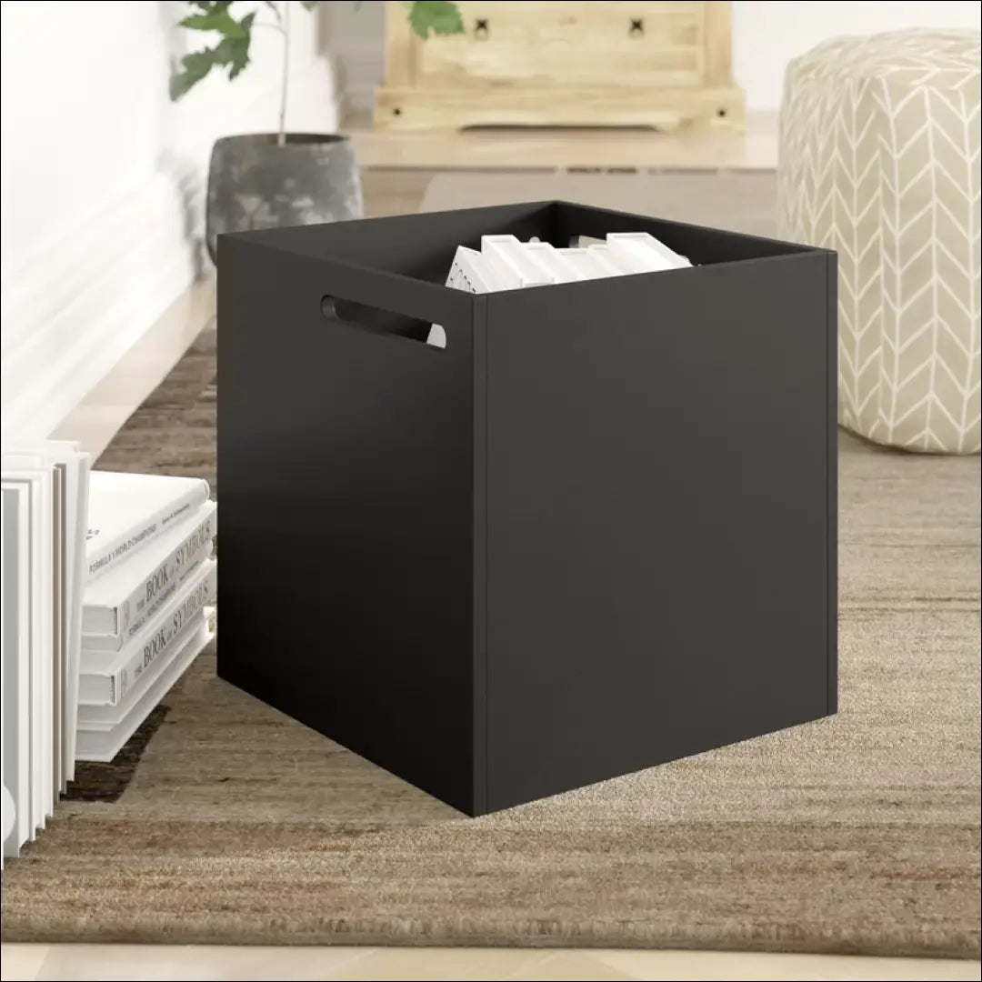 Daiktadėžė DI7976 - €20 Save 65% __label:Pristatymas 1-2 d.d., color-juoda, material-mediena, pazeistas, pazeisti Iki