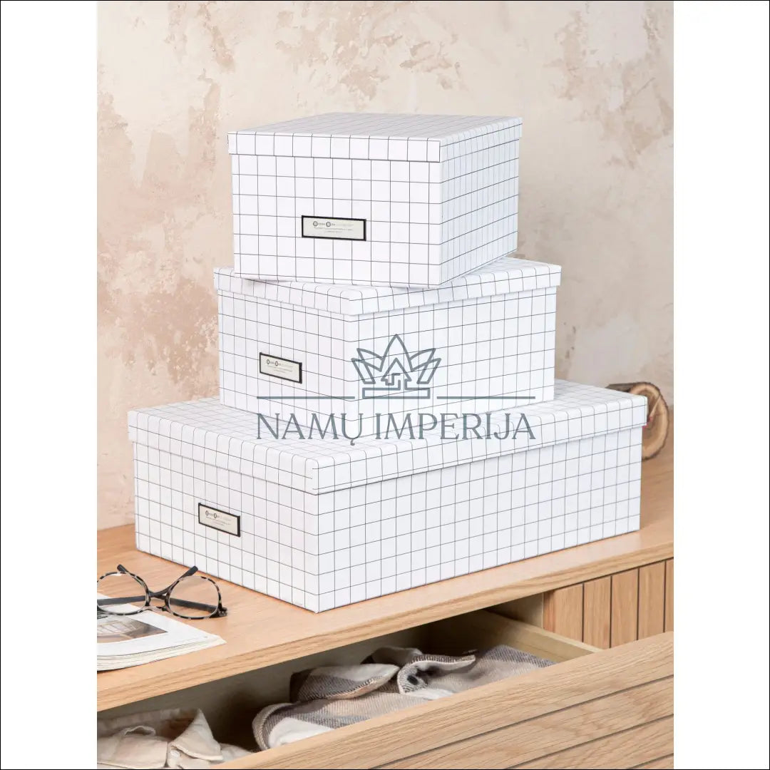 Daiktadėžių komplektas (3vnt) DI5195 - €16 Save 65% __label:Pristatymas 1-2 d.d., biuro-baldai, biuro-reikmenys,