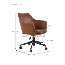 Laadige pilt üles galeriivaatesse Darbo kėdė BI172 - €81 Save 55% 50-100, biuro-baldai, biuro-kedes, color-ruda, material-eko-oda €50 to €100
