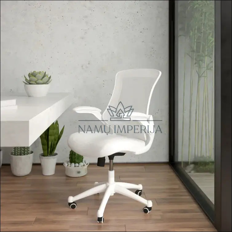 Darbo kėdė BI180 - €100 Save 50% 100-200, biuro-baldai, biuro-kedes, color-balta, material-poliesteris Balta Fast