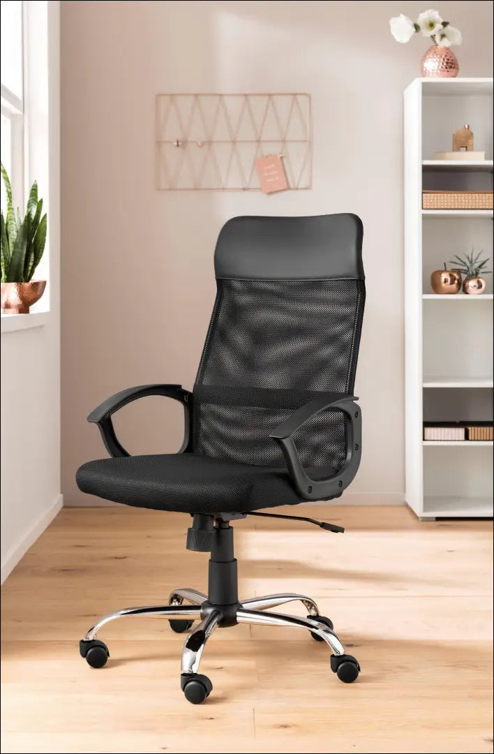 Darbo kėdė BI320 - €74 Save 50% 50-100, __label:Pristatymas 1-2 d.d., biuro-baldai, biuro-kedes, color-juoda Biuro