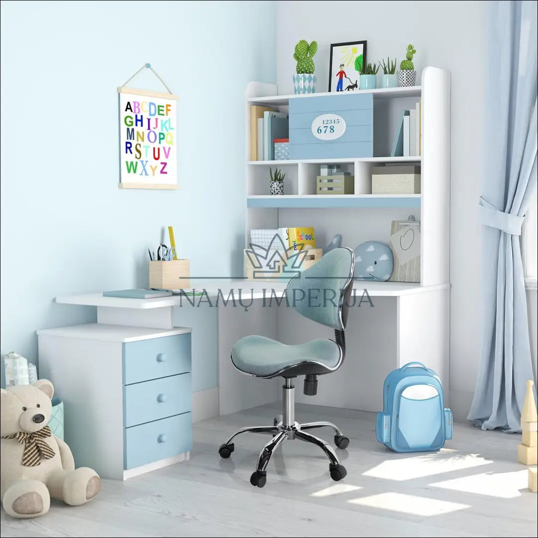 Darbo kėdė vaikams BI234 - €57 Save 50% 50-100, __label:Pristatymas 1-2 d.d., biuro-baldai, biuro-kedes, color-turkis