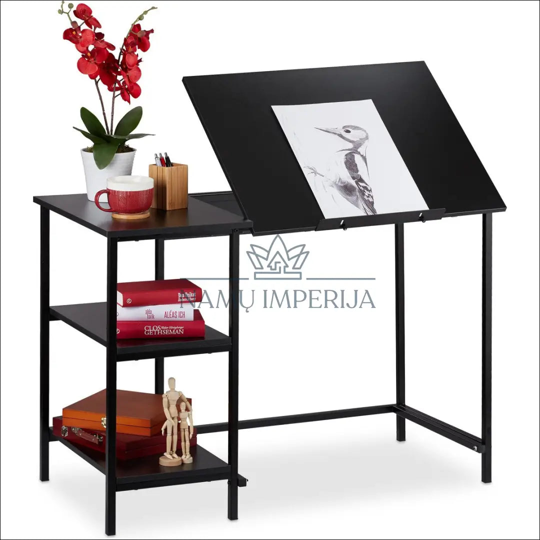 Darbo stalas BI241 - €82 Save 50% 50-100, __label:Pristatymas 1-2 d.d., biuro-baldai, biuro-stalai, color-juoda €50