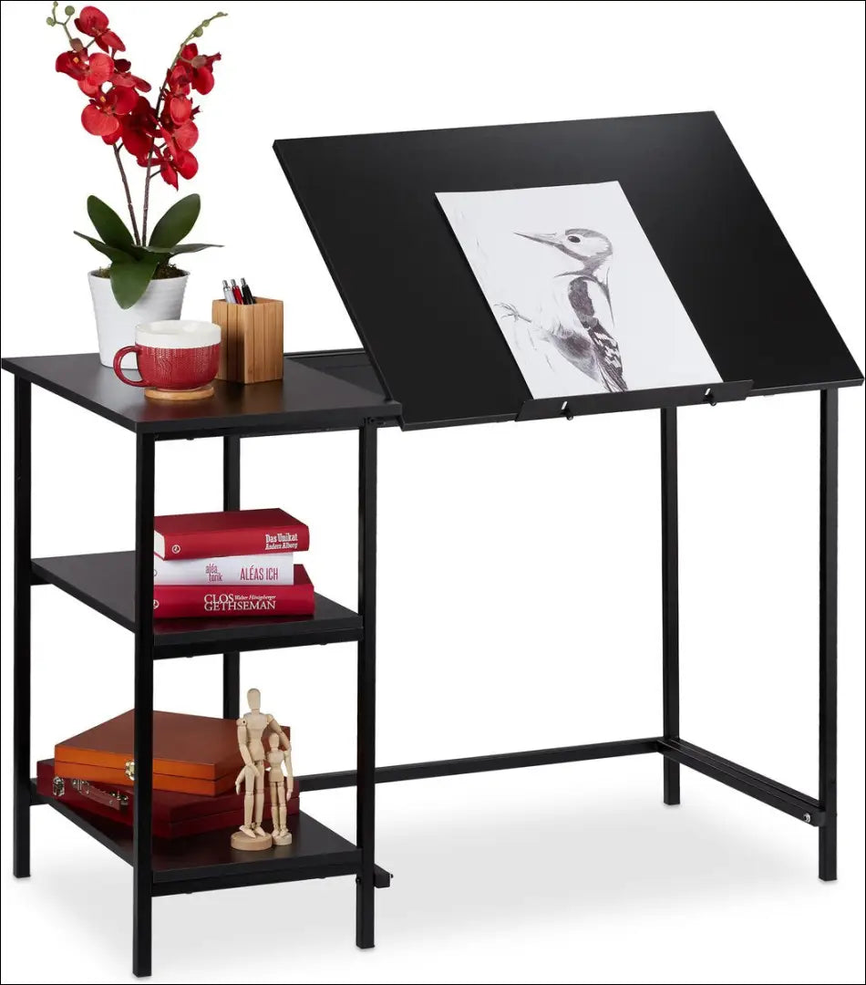 Darbo stalas BI241 - €73 Save 55% 50-100, __label:Pristatymas 1-2 d.d., biuro-baldai, biuro-stalai, color-juoda €50
