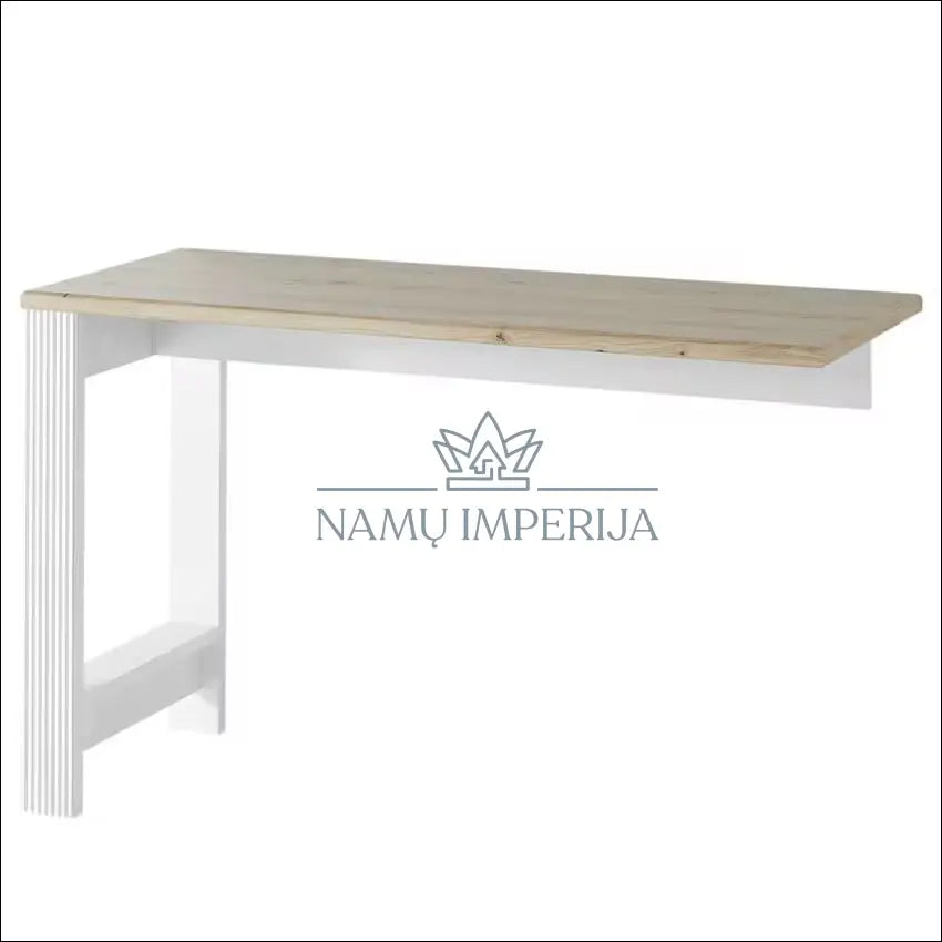 Darbo stalas BI245 - €16 Save 80% __label:Pristatymas 1-2 d.d., color-balta, color-ruda, material-mdf, pazeistas Iki