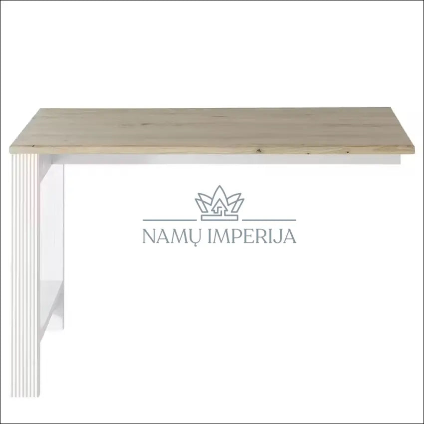 Darbo stalas BI245 - €16 Save 80% __label:Pristatymas 1-2 d.d., color-balta, color-ruda, material-mdf, pazeistas Iki