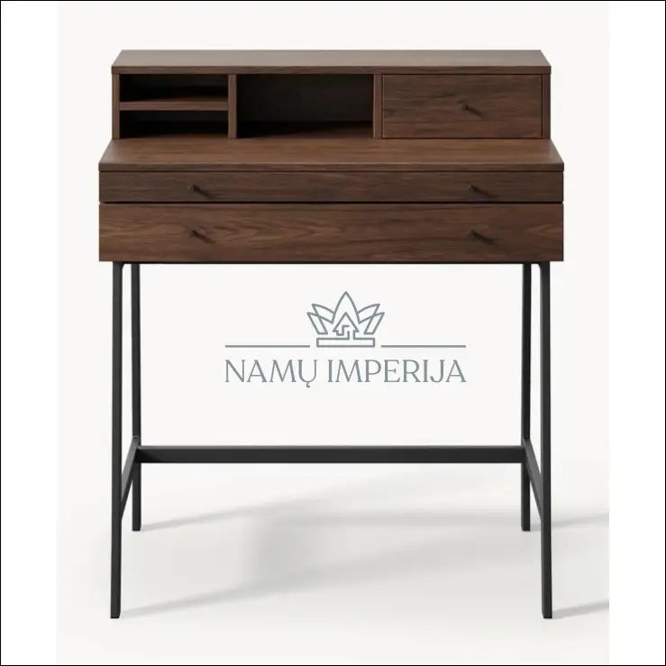 Darbo stalas BI251 - €325 Save 50% __label:Pristatymas 1-2 d.d., biuro-baldai, biuro-stalai, color-juoda, color-ruda