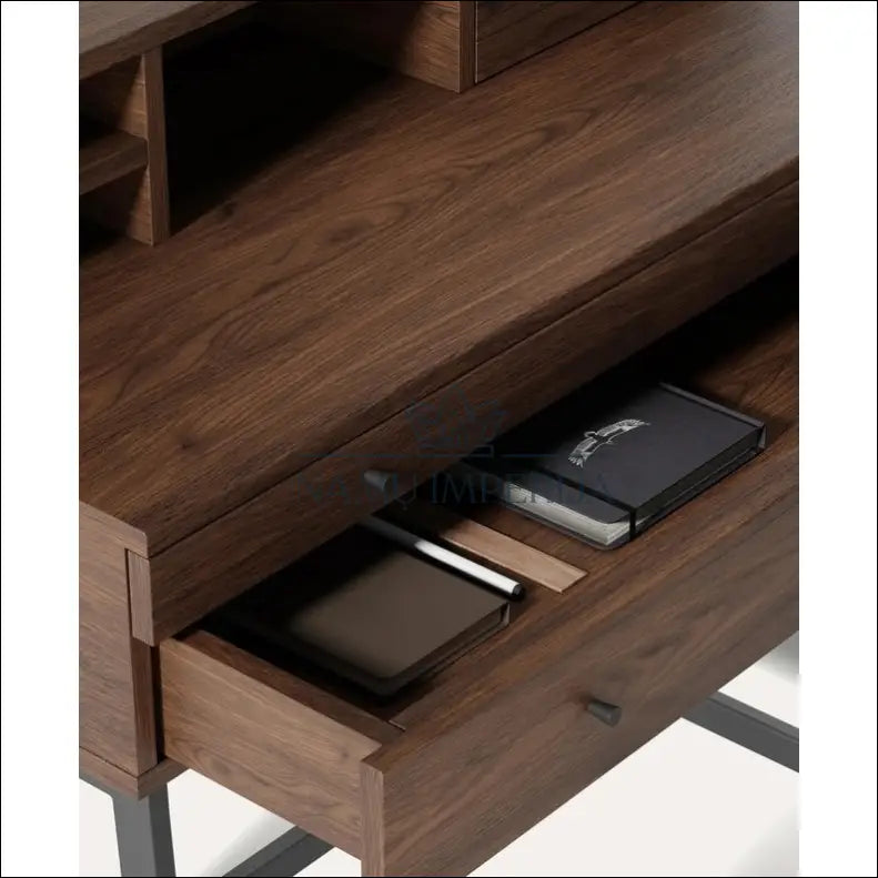 Darbo stalas BI251 - €325 Save 50% __label:Pristatymas 1-2 d.d., biuro-baldai, biuro-stalai, color-juoda, color-ruda