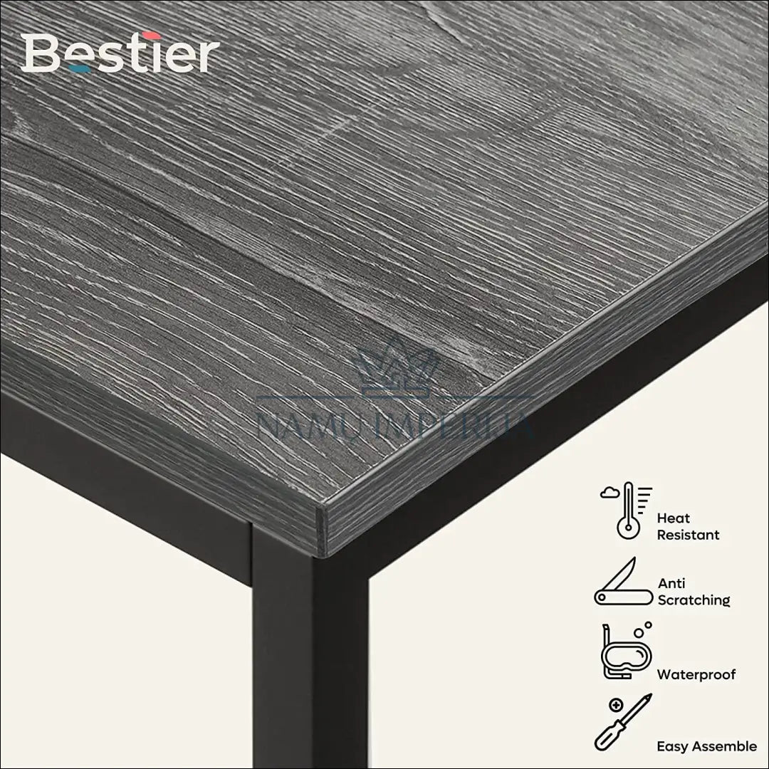 Darbo stalas BI255 - €58 Save 50% 50-100, __label:Pristatymas 1-2 d.d., biuro-baldai, biuro-stalai, color-juoda €50