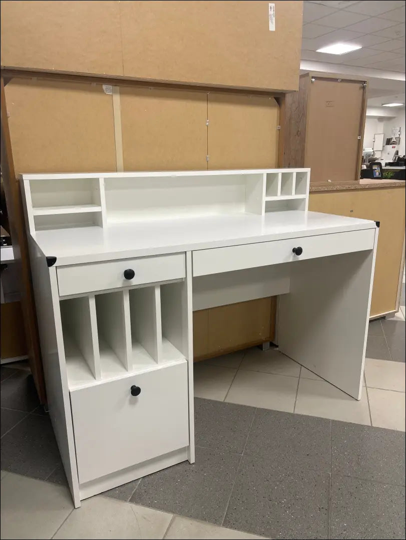 Darbo stalas BI271 - €110 Save 55% 100-200, __label:Pristatymas 1-2 d.d., color-balta, material-mediena, pazeistas €100