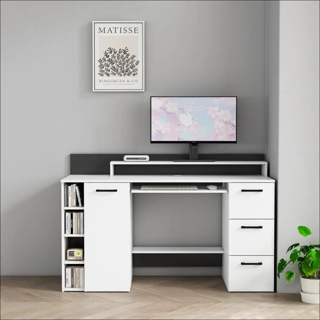 Darbo stalas BI299 - €160 Save 50% 100-200, __label:Pristatymas 1-2 d.d., biuro-baldai, biuro-stalai, color-balta €100