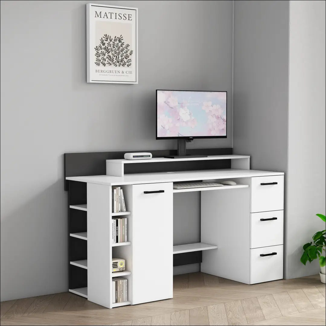 Darbo stalas BI299 - €160 Save 50% 100-200, __label:Pristatymas 1-2 d.d., biuro-baldai, biuro-stalai, color-balta €100