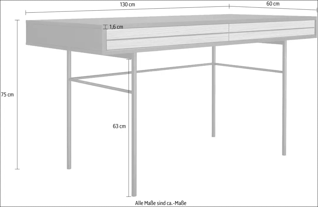 Darbo stalas BI319 - €320 Save 50% __label:Pristatymas 1-2 d.d., biuro-baldai, biuro-stalai, color-juoda, color-ruda