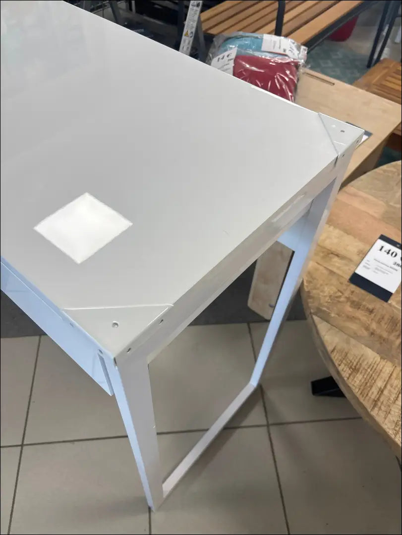 Darbo stalas BI338 - €40 Save 75% 25-50, __label:Pristatymas 1-2 d.d., color-balta, material-mdf, material-metalas