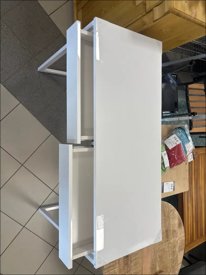 Darbo stalas BI338 - €40 Save 75% 25-50, __label:Pristatymas 1-2 d.d., color-balta, material-mdf, material-metalas