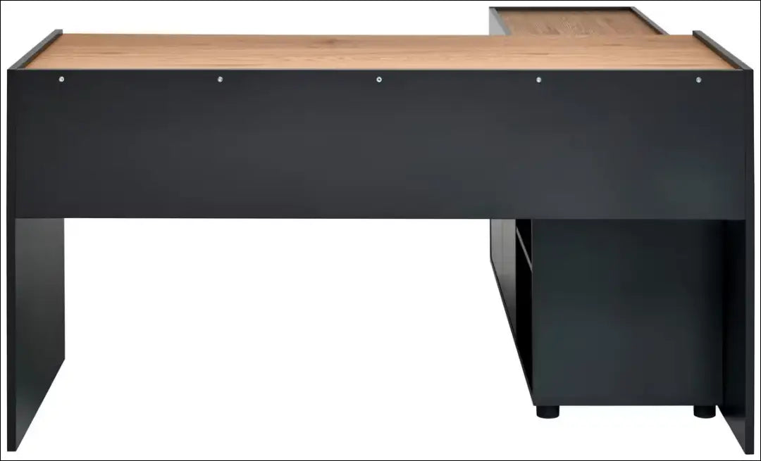 Darbo stalas BI347 - €105 Save 60% 100-200, __label:Pristatymas 1-2 d.d., color-juoda, color-ruda, material-mediena