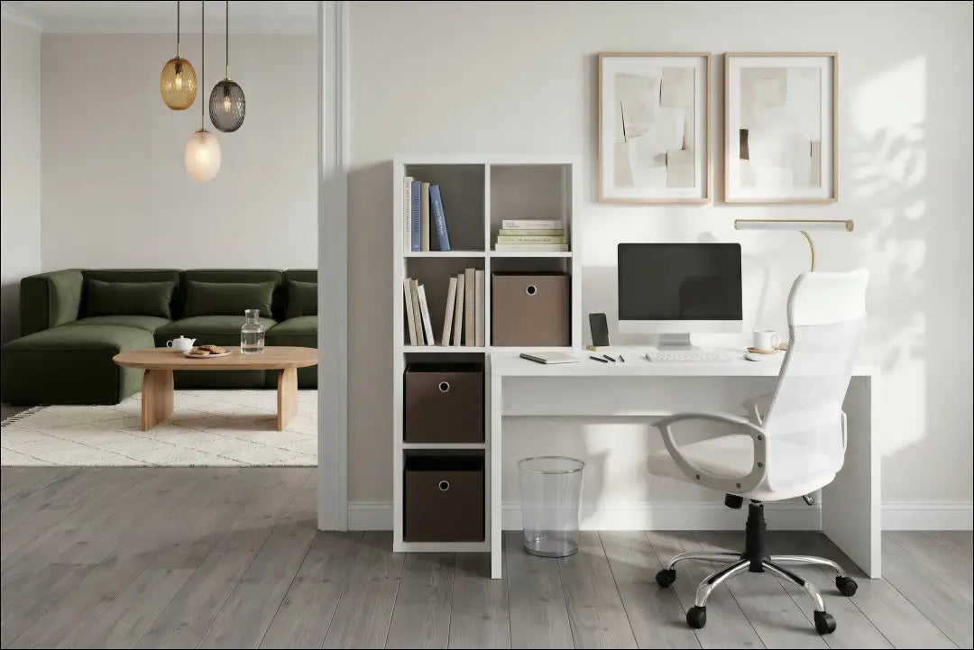 Darbo stalas su lentynomis BI325 - €115 Save 50% 100-200, __label:Pristatymas 1-2 d.d., biuro-baldai, biuro-stalai,