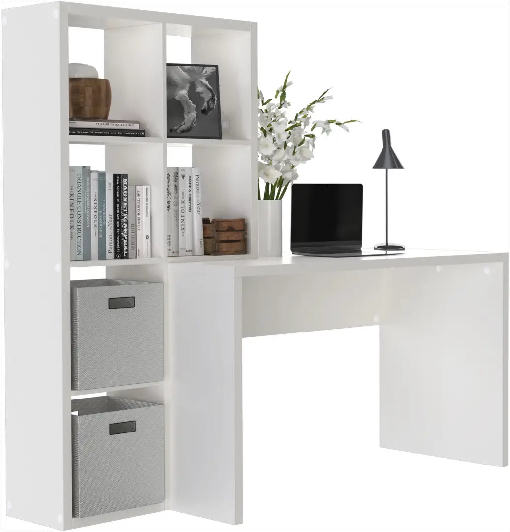Darbo stalas su lentynomis BI325 - €115 Save 50% 100-200, __label:Pristatymas 1-2 d.d., biuro-baldai, biuro-stalai,