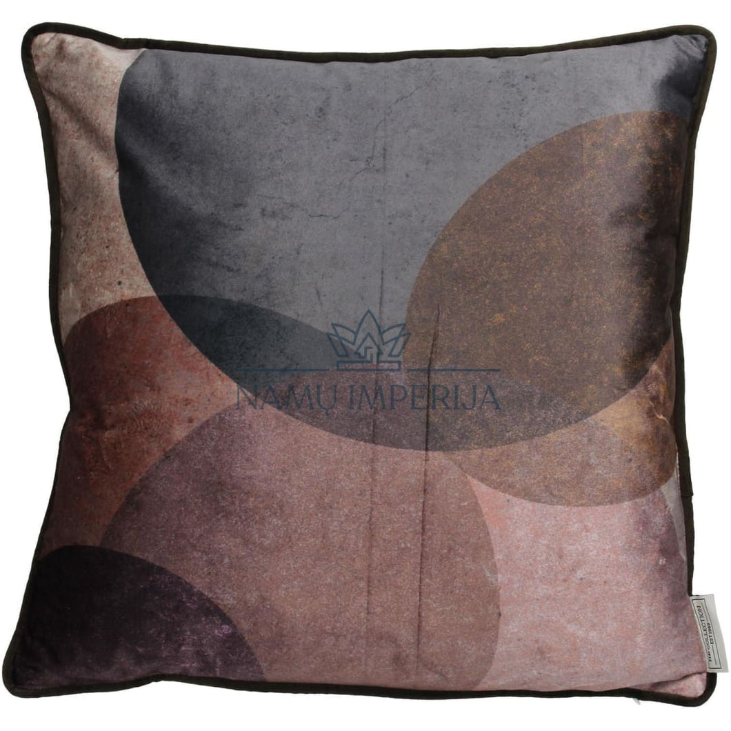 Dekoratyvinė aksominė pagalvėlė DI4303 - color-ruda,