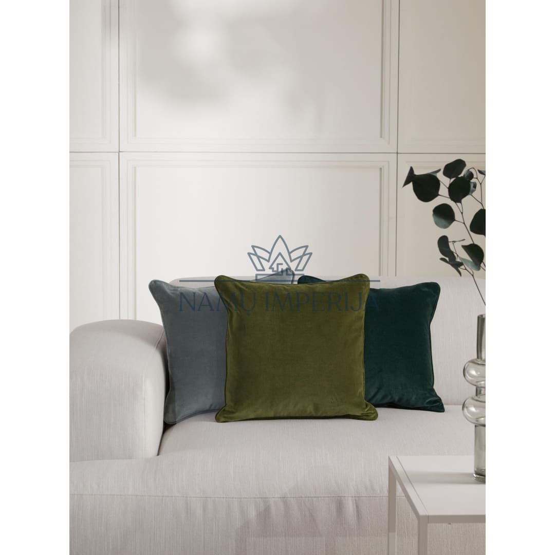 Dekoratyvinė aksominė pagalvėlė DI4319 - color-zalia,