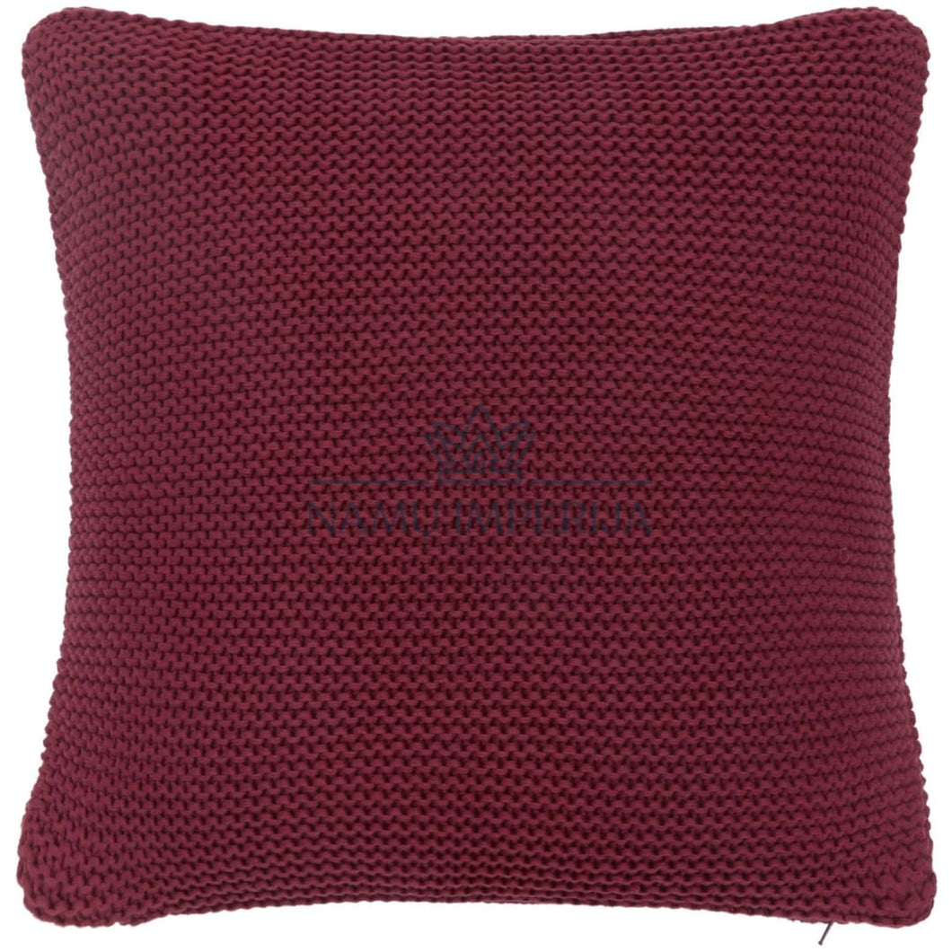 Dekoratyvinė megzta pagalvėlė DI4347 - color-raudona,