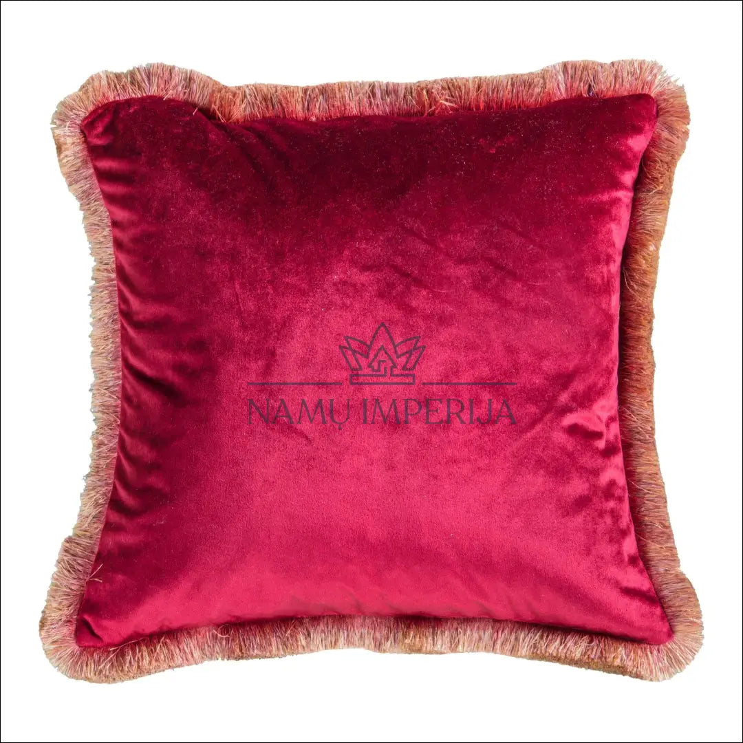 Dekoratyvinė aksominė pagalvėlė DI10245 - €37 Save 50% 25-50, __label:Pristatymas 1-2 d.d., color-raudona, interjeras,