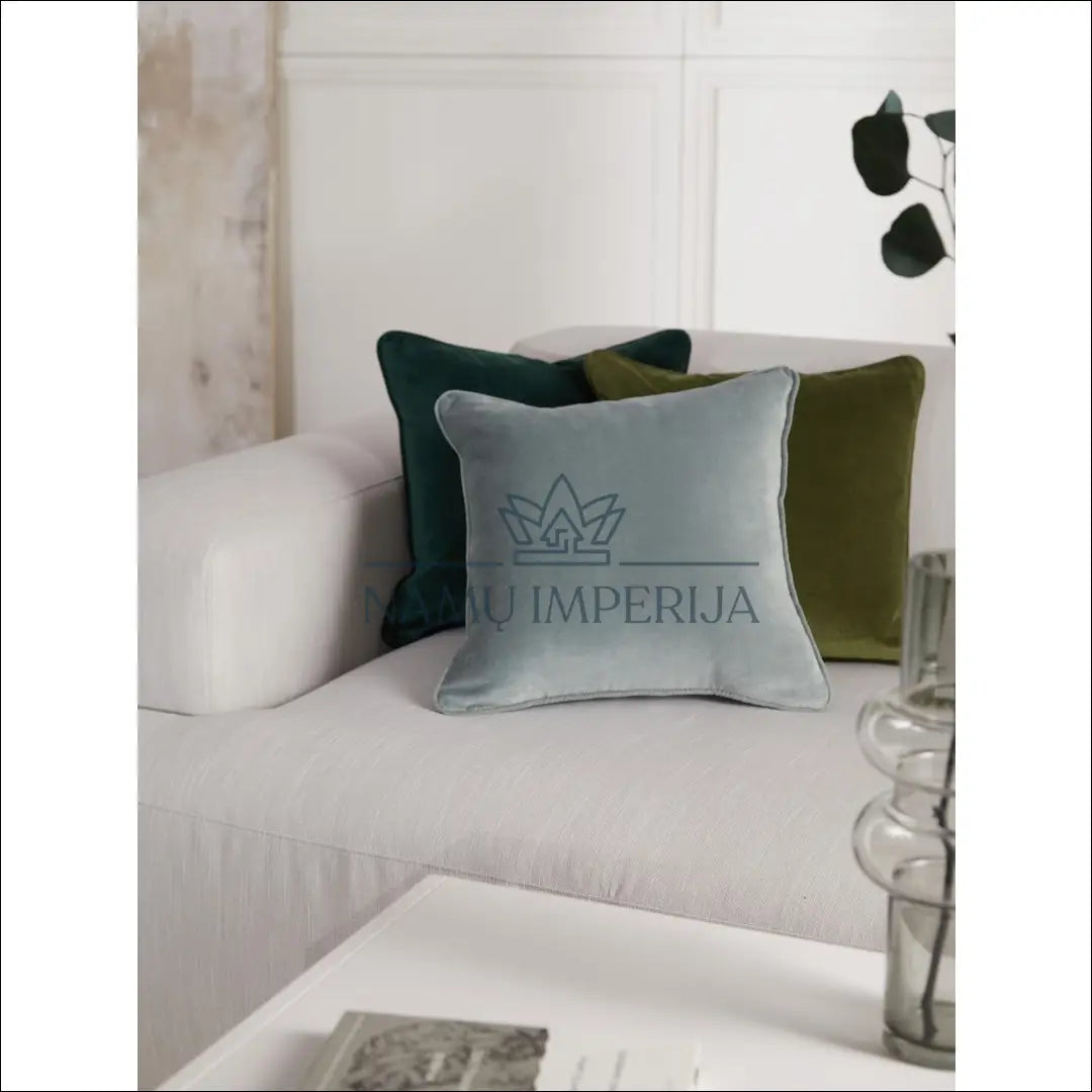 Dekoratyvinė aksominė pagalvėlė DI4278 - €10 Save 55% color-zalia, interjeras, material-aksomas,
