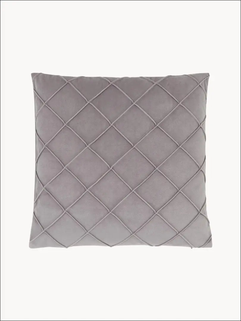 Dekoratyvinė aksominė pagalvėlė DI4292 - €9 Save 50% __label:Pristatymas 1-2 d.d., color-pilka, interjeras,