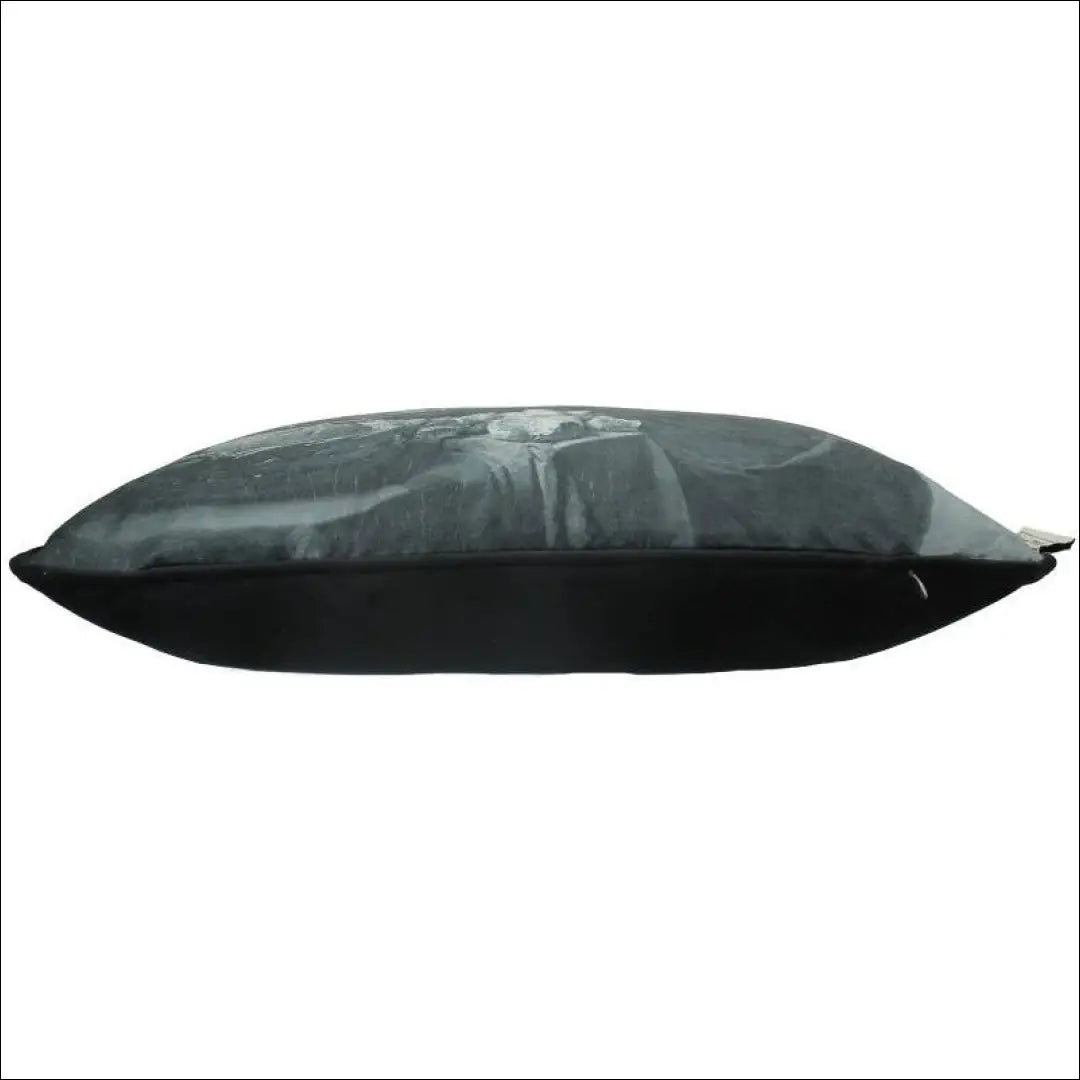Dekoratyvinė aksominė pagalvėlė DI5880 - €14 Save 60% __label:Pristatymas 1-2 d.d., color-juoda, color-pilka,