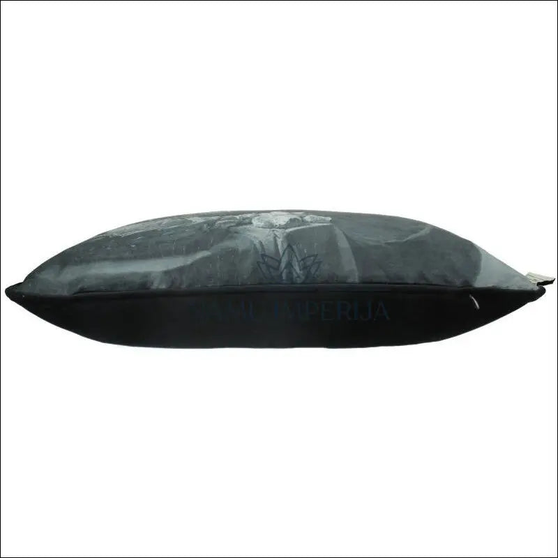 Dekoratyvinė aksominė pagalvėlė DI5880 - €16 Save 55% color-juoda, color-pilka, interjeras, material-aksomas,