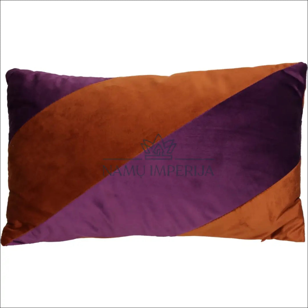 Dekoratyvinė aksominė pagalvėlė DI6277 - €15 Save 50% color-oranzine, color-violetine, interjeras,