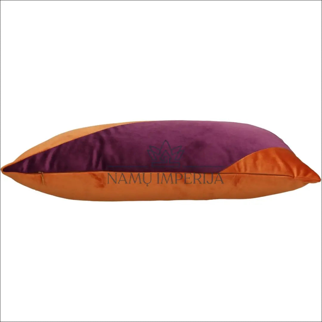 Dekoratyvinė aksominė pagalvėlė DI6277 - €15 Save 50% color-oranzine, color-violetine, interjeras,