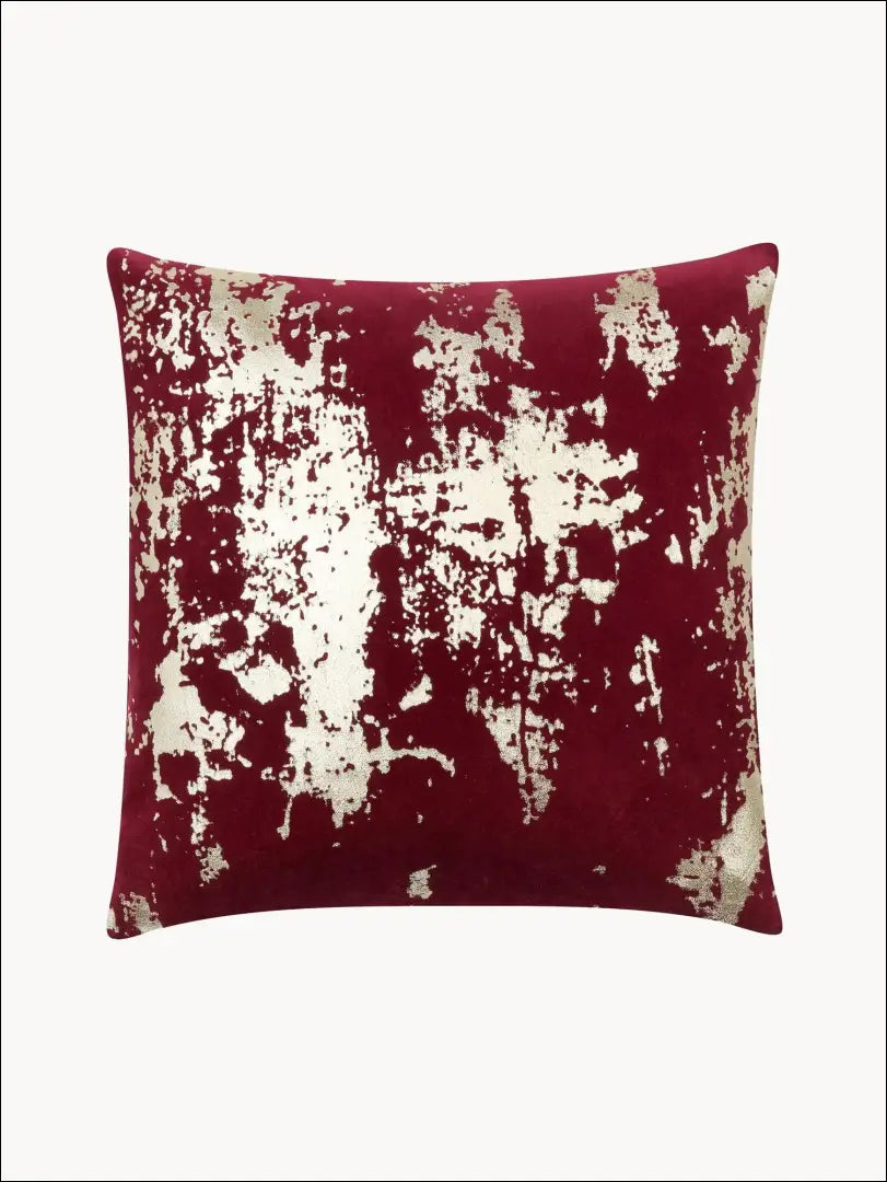 Dekoratyvinė aksominė pagalvėlė DI7414 - €12 Save 55% __label:Pristatymas 1-2 d.d., color-auksine, color-raudona,